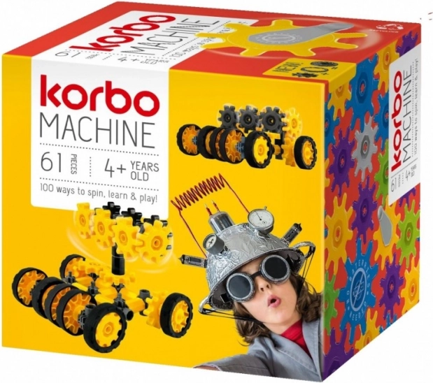 Konstrukcijski set Korbo Machine 61 dijelova