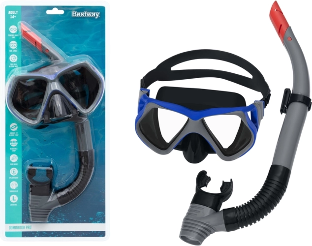 Set za ronjenje na dah BESTWAY – maska i disalica – crna