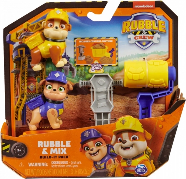 Figurice RUBBLE & CREW dvopack s kinetičkim pijeskom