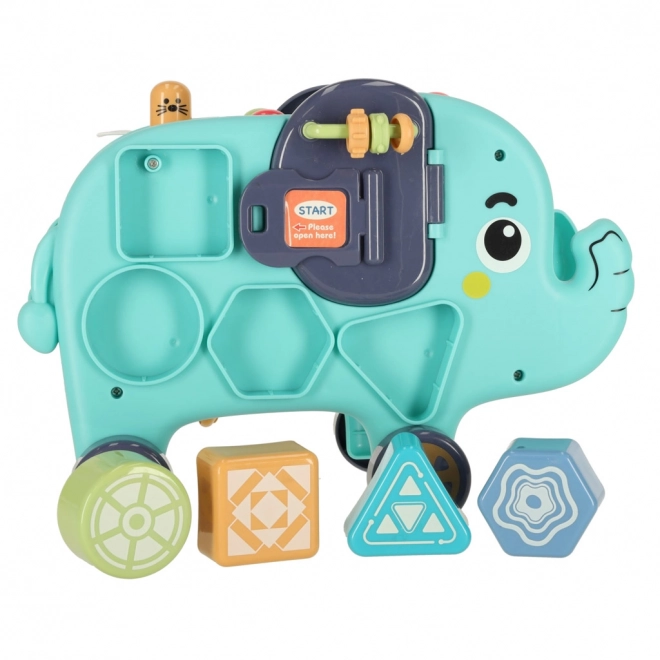 Interaktivni klasifikator blokova Montessori slon 26 cm
