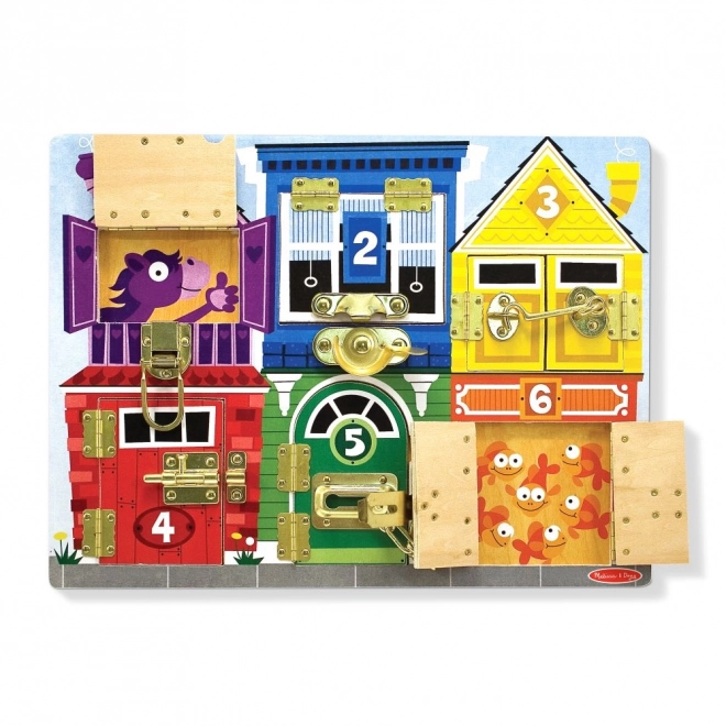 Zaključavanje i sigurnosna ploča Melissa and Doug
