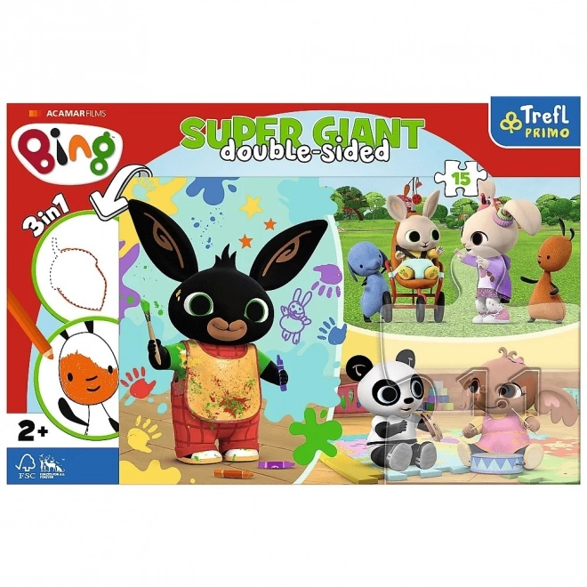 Velike puzzle Veseli dan s Bingom
