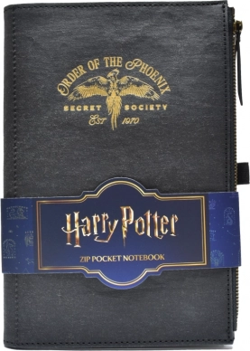Harry Potter džepna bilježnica s pretincem i patentnim zatvaračem Order of the Phoenix A5
