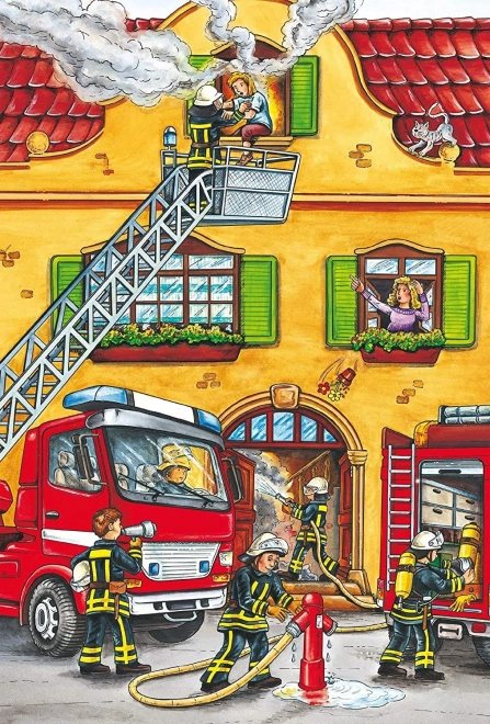 Puzzle policija, vatrogasci i spasioci 3x24 dijelova