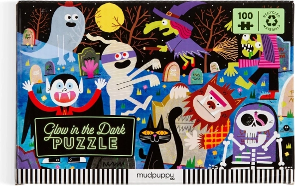 Mudpuppy puzzle Strašni dvorac koji svijetli u mraku