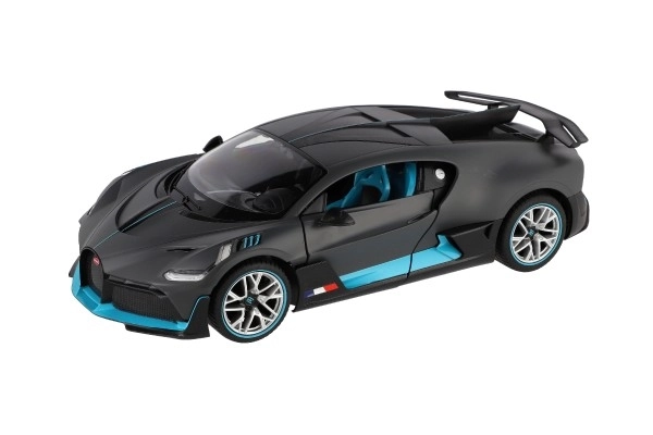 Auto RC Buggatti Divo sivo plast 32cm 2,4GHz na daljinsko upravljanje na baterije u kutiji 43x18x25cm