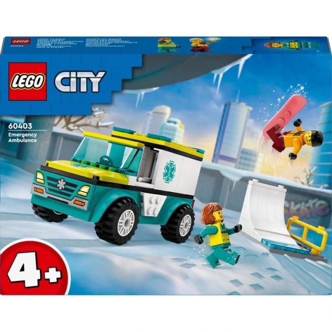 LEGO® City 60403 Hitna pomoć i snowboardaš