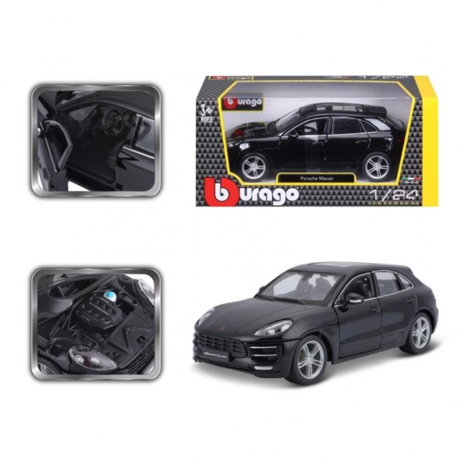 Bburago 1:24 Porsche Macan crne 18-21077