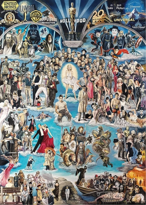 Puzzle Hollywood – dvorana slavnih 3000 dijelova SCHMIDT
