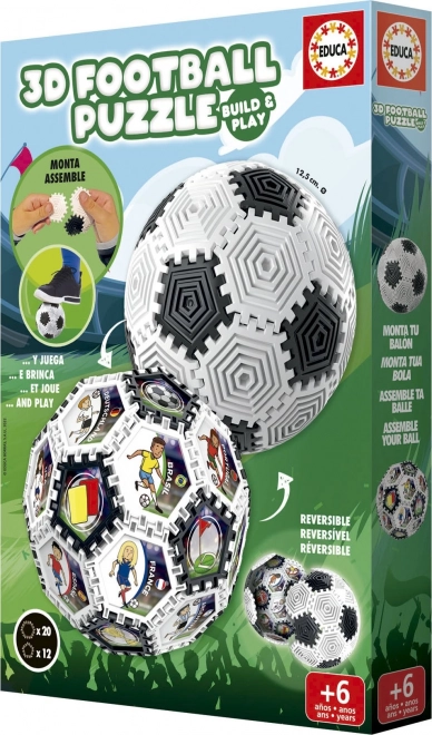 3D puzzle nogometna lopta 32 dijelova