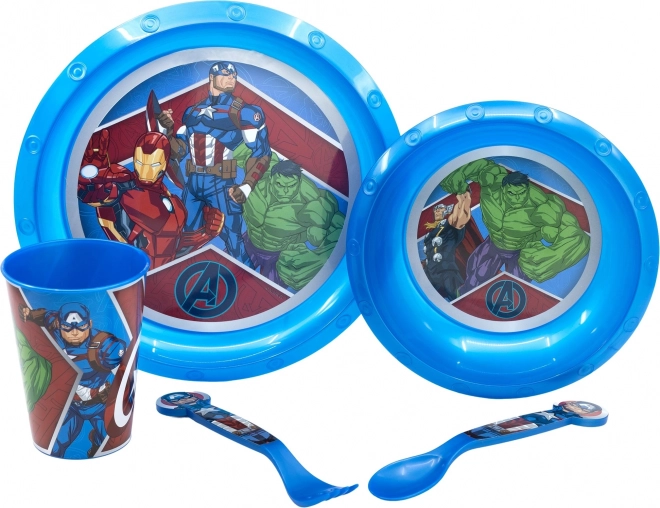 STOR Dječji set za jelo 5u1 Avengers