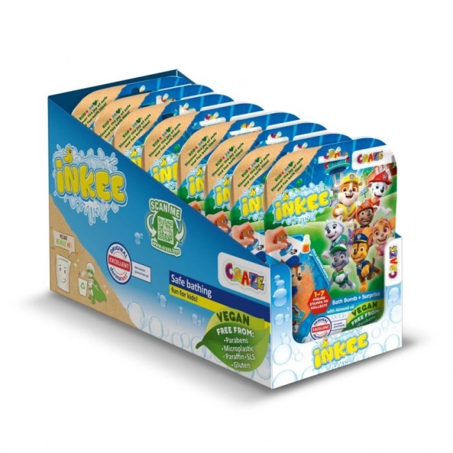 INKEE - Šumeća bomba za kadu s iznenađenjem - Paw Patrol