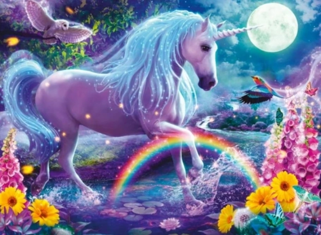 Ravensburger puzzle s blještavim jednorogom 100 dijelova