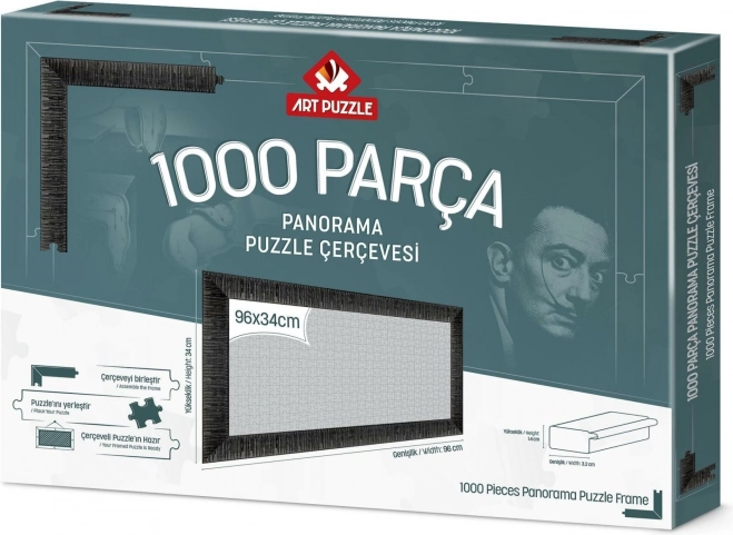 Okvir za puzzle 96x34 cm crni