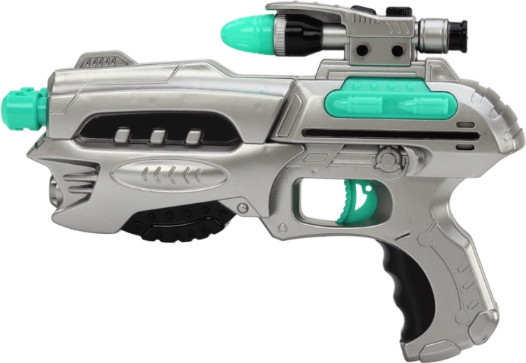 Futuristički pištolj sa svjetlom i zvukom