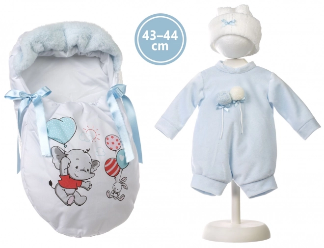 Realistična lutka beba sa zvukovima i mekim tijelom 44 cm