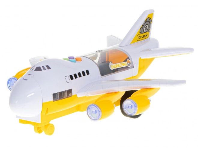 Teretni avion s građevinskim strojevima