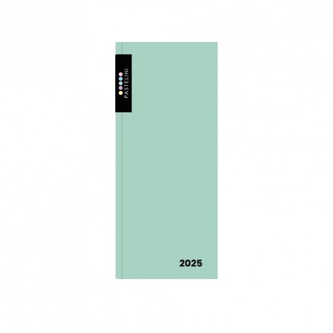 Tjedni dnevnik 2025 Pastelini zeleni