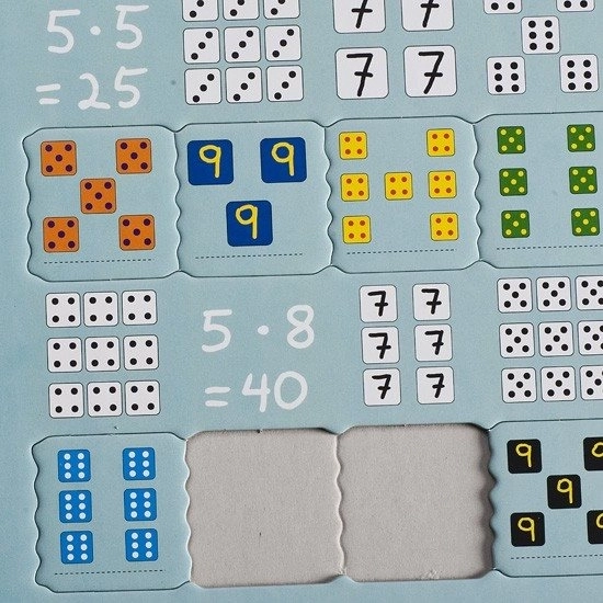 Larsen Znanstvene puzzle Množenje s kockama