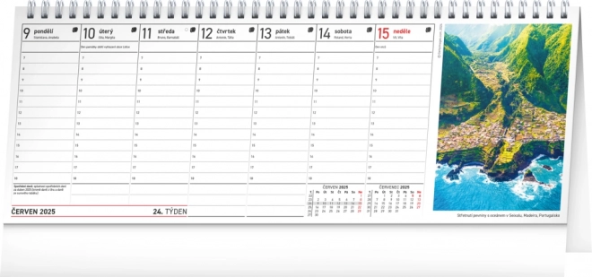 Stolni kalendar Planiranje Porezni s fotografijama 2025