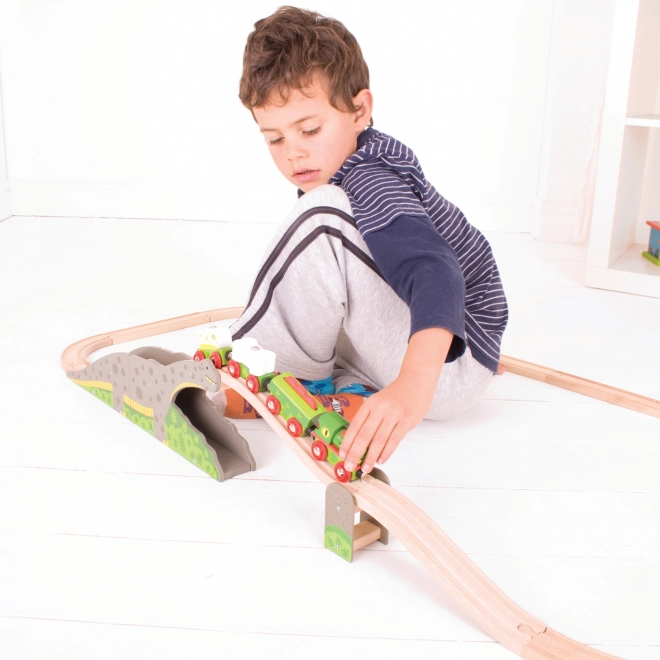 Bigjigs Rail Dinosaurov most