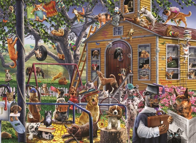 Puzzle ANATOLIAN Zločesti psi 1000 dijelova