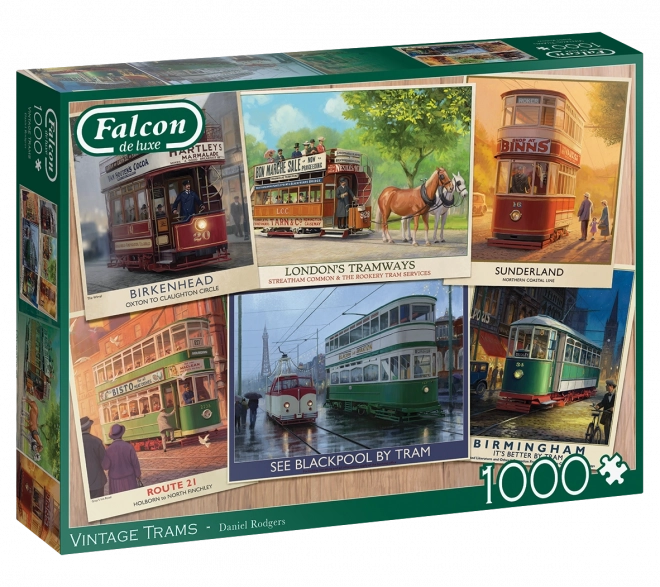 Puzzle povijesne tramvaje 1000 komada