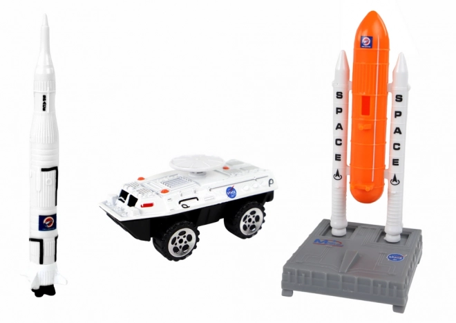 Set figurica Svemirski Kamion Raketa - 15 dijelova