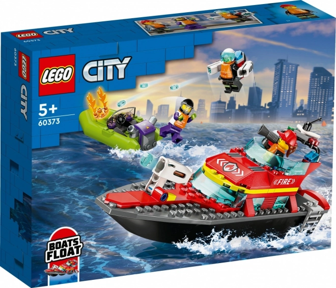 LEGO® City 60373 Vatrogasni spasilački brod i čamac