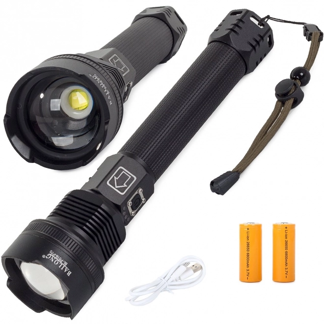 Vojna taktička svjetiljka s LED Cree XHP70 i zoomom od Bailong