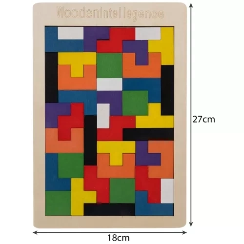 Drvene slagalice/tetris Kruzzel 22667