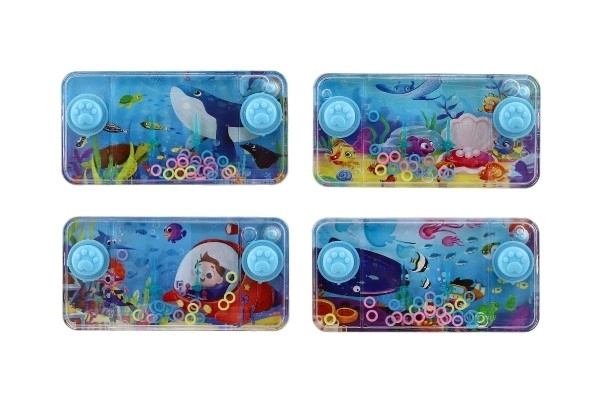 Vodena igra zagonetka 11x6cm plastika morski svijet 4 vrste 24 komada u kutiji