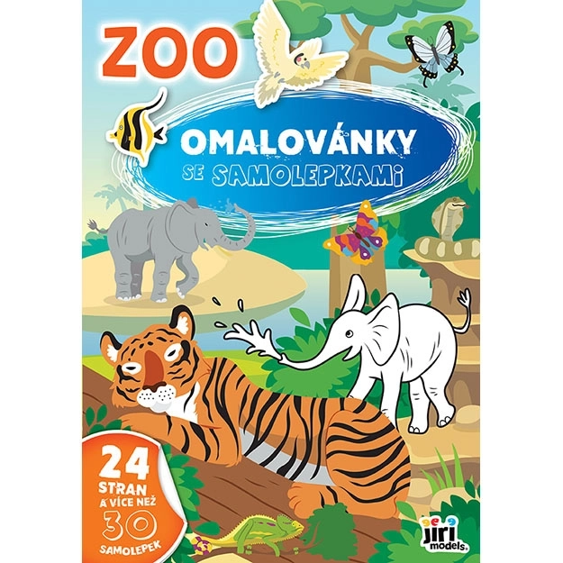 Bojanka sa naljepnicama ZOO