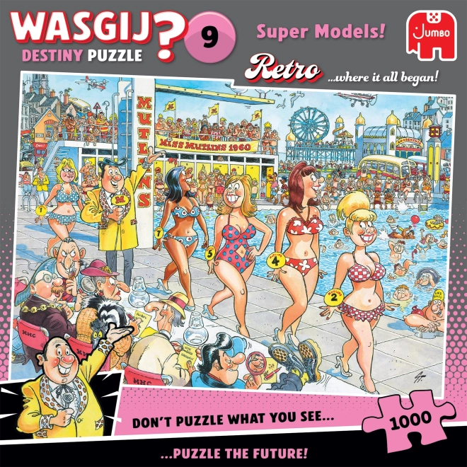 Wasgij Destiny 9: Super Modelky Puzzle 1000 Komada