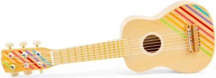 Drvena dječja gitara BIGJIGS TOYS s najlonskim žicama