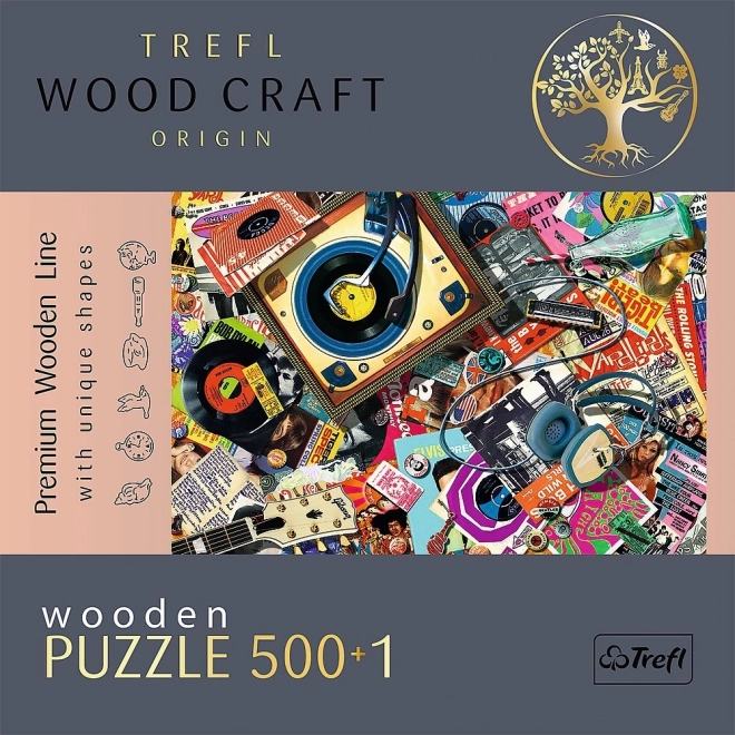TREFL drvene dvostrane puzzle U svijetu glazbe 501 komad