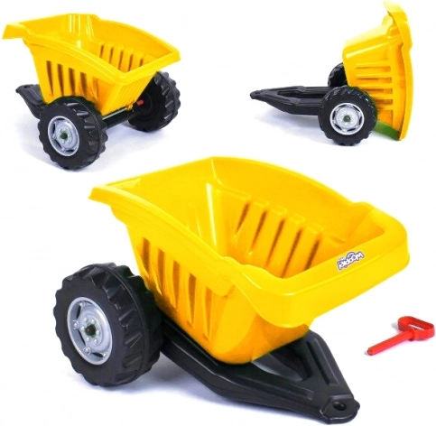 Woopie dječja prikolica Active Trailer žuta 35 kg
