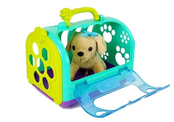 Veterinarski set sa psom i transporterom