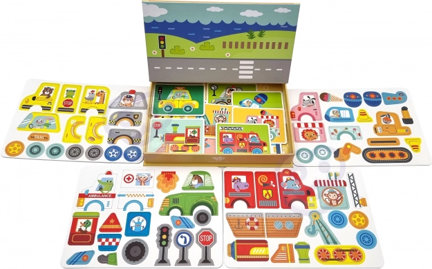 Tooky Toy Magnetički Montessori Ormarić s 80 Dijelova