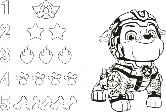 Puzzle GIANT obostrani Sjajan tim Tlapkove patrole/Paw patrol 15 dijelova u kutiji 40x27cm 24m+