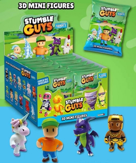 Kutija sa prozorčićem Stumble Guys sa 3 figurice