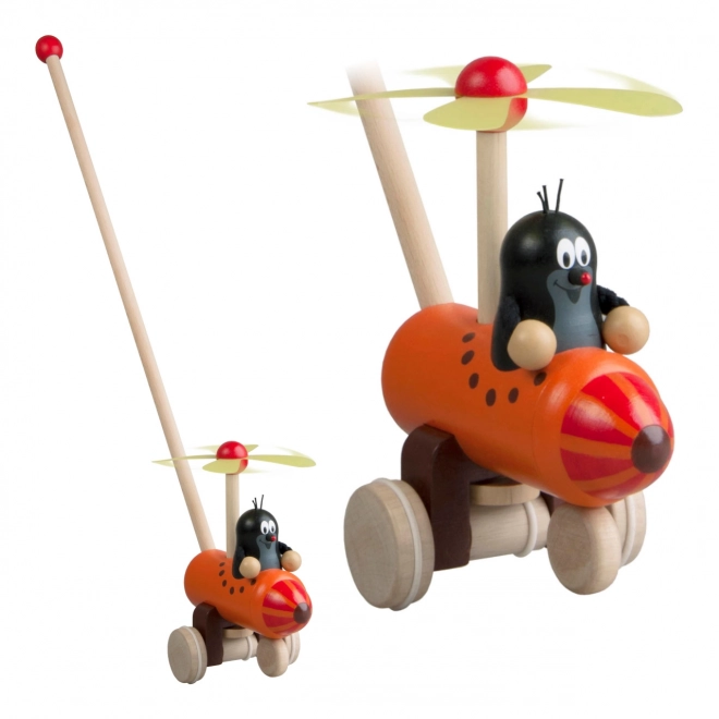 Guralica na štapu Krtica u avionu - 60 cm