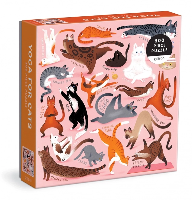 Puzzle Yoga za mačke 500 dijelova