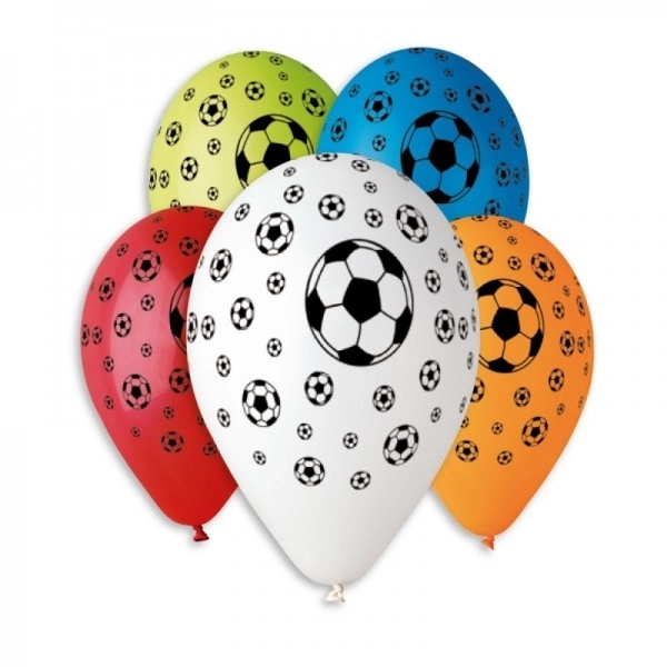 Nogometne balone na napuhavanje 30 cm - 5 komada