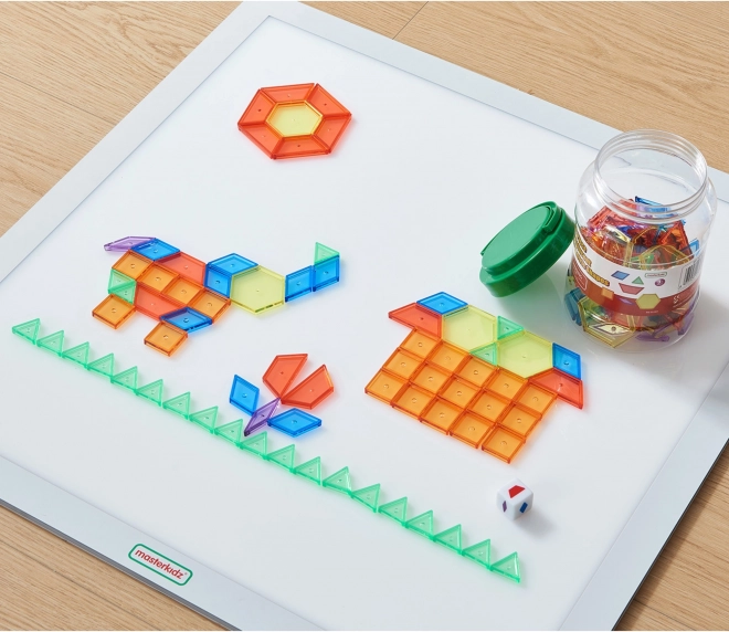 Šareni LED panel MASTERKIDZ s Montessori mozaikom 140 kom