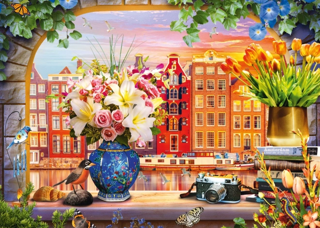 Puzzle Posjet Amsterdamu 1000 dijelova