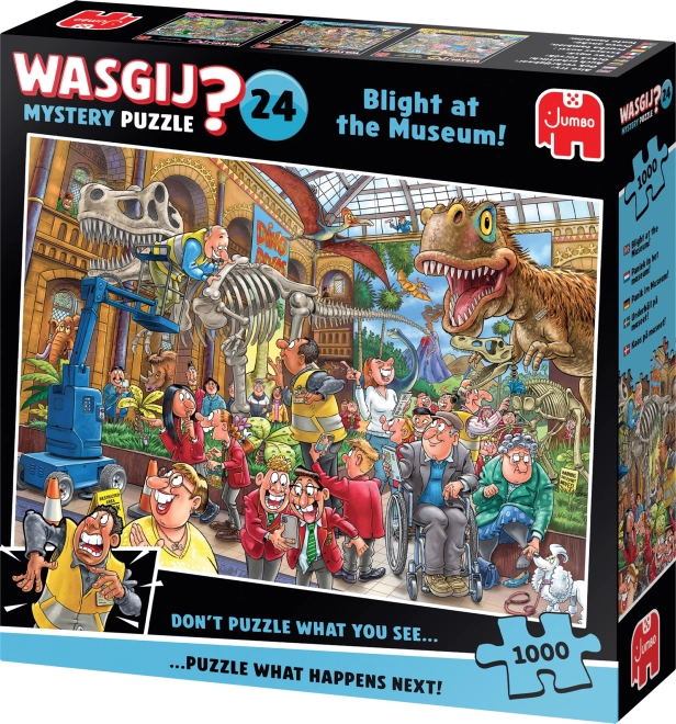 Puzzle JUMBO WASGIJ Mystery 24: Plijesan u muzeju 1000 dijelova