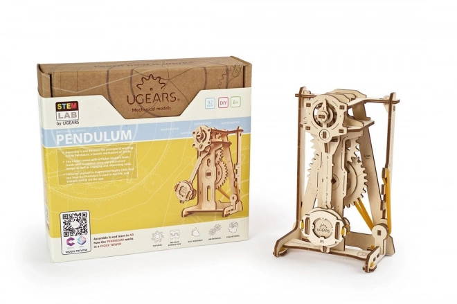 Ugears 3D puzzle - Klackalica metronom 92 dijela