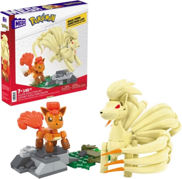 Konstruktorski set MEGA Pokémon evolucija Vulpixa i Ninetalesa