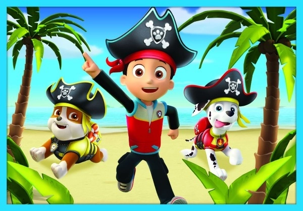 Puzzle Paw Patrol Psići u ophodnji 10u1 Pouzdan tim u kutiji 40x27x6cm